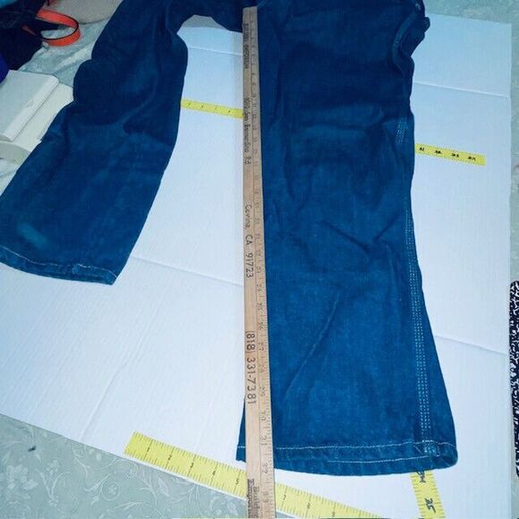 DICKIES LU200RNB 38x32 Carpenter Jeans Indigo 100% Cotton NEW with Tags - Picture 6 of 12
